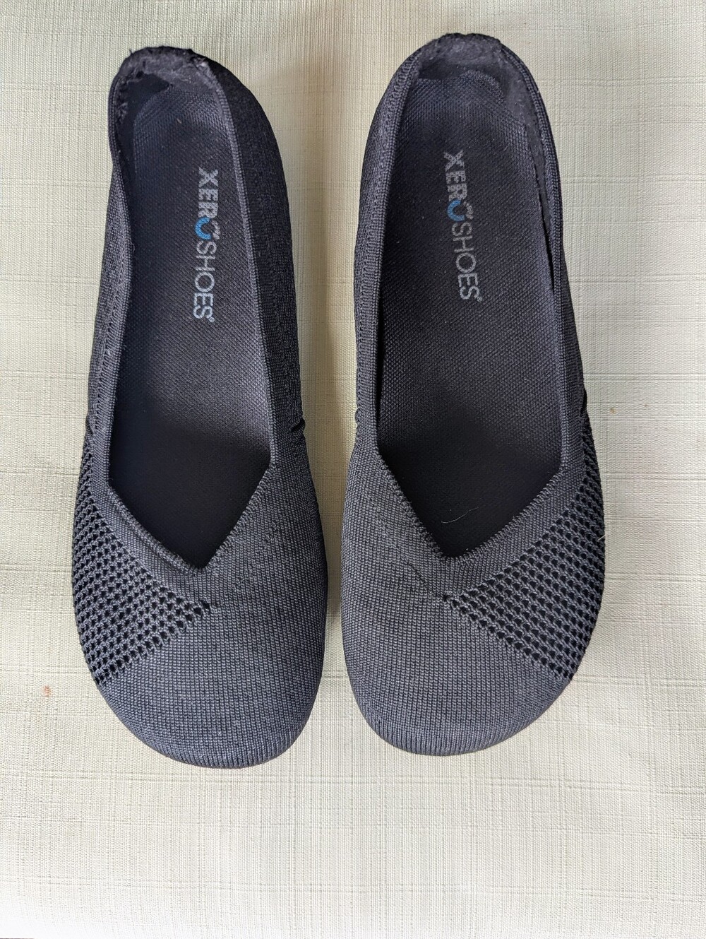 Women's Pheonix Knit Black Ballet Flats
